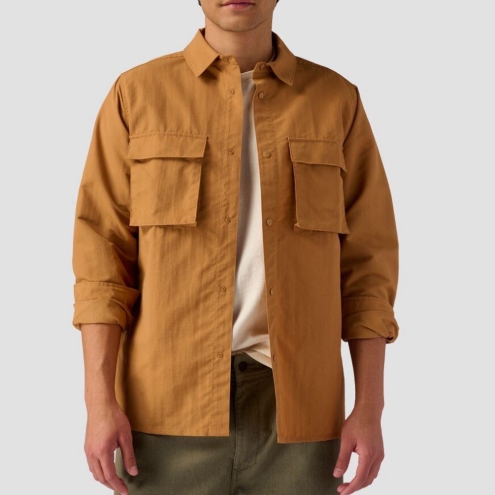 Stoic Utility Long-Sleeve Snap Up Shirt Men's Large